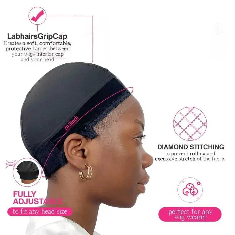 Wig Grip Band For Keeping Wigs In Place More Full Cap-wide Transparent Lace For Lace Wig