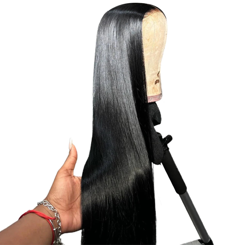 YKB Straight HD Lace Front Human Hair Wigs Brazilian 13x4 13x6 Transparent Lace Frontal 5x5 Glueless Closure Wig For Black Women