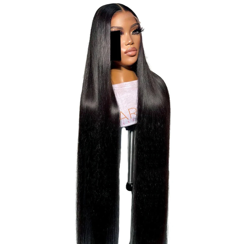 YKB Straight HD Lace Front Human Hair Wigs Brazilian 13x4 13x6 Transparent Lace Frontal 5x5 Glueless Closure Wig For Black Women