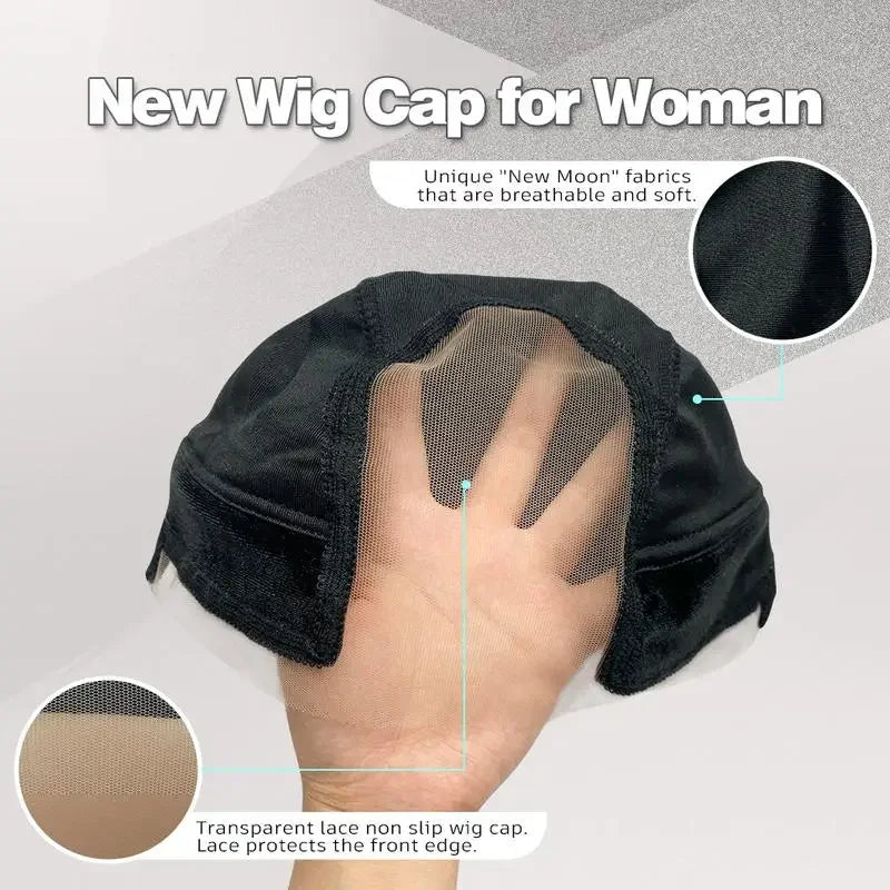 Wig Grip Band For Keeping Wigs In Place More Full Cap-wide Transparent Lace For Lace Wig