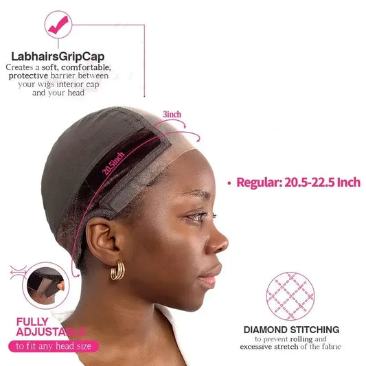 Wig Grip Band For Keeping Wigs In Place More Full Cap-wide Transparent Lace For Lace Wig