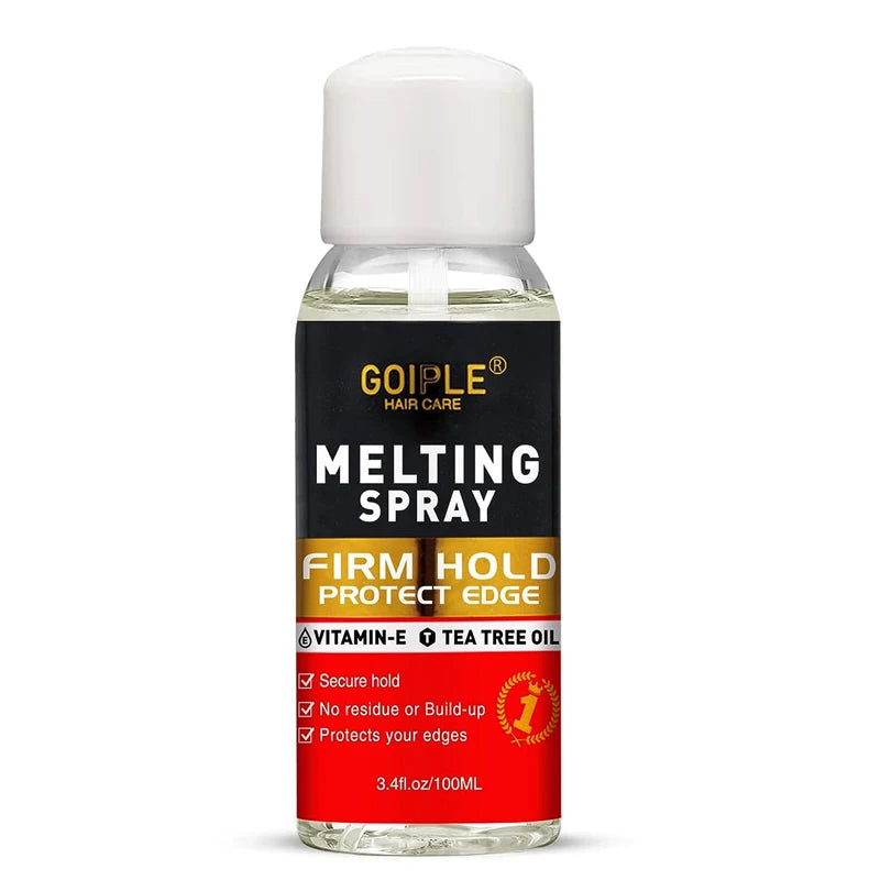 GOIPLE Melting Spray Glue for Lace Front Extra Hold Wig Adhesive Bond Tool and Remover Slick Hair Wax Stick Edge Control Gel Kit