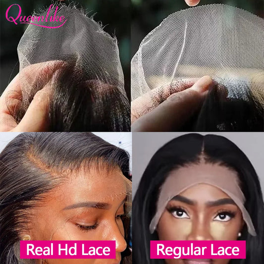20 22 24 inch Real Hd Lace Wig 13x4 Human Hair Straight Human Hair Frontal Wigs for Women Scalp Top Wigs Thin Hd Invisible Lace